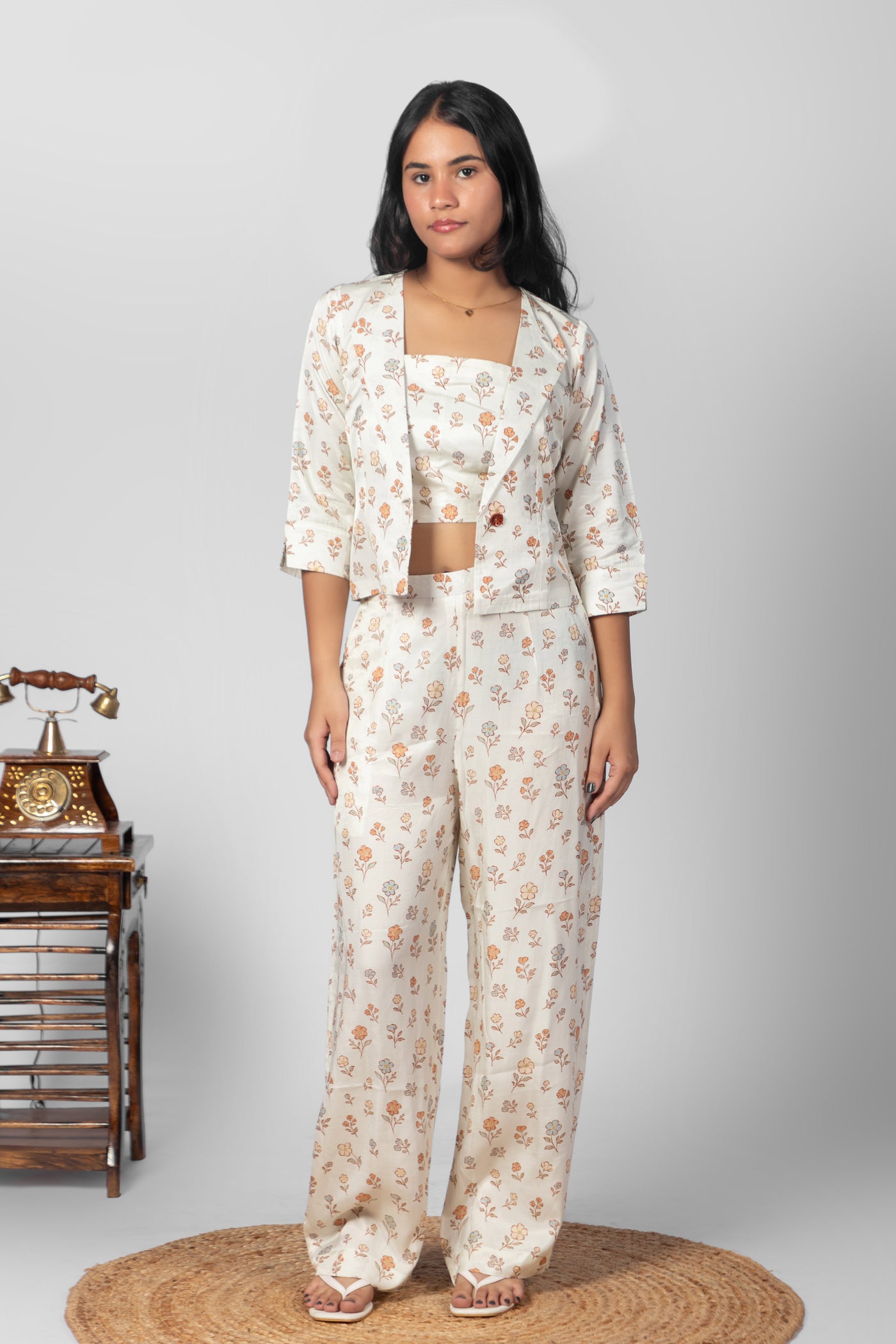 3-Piece Floral Co-Ord Set