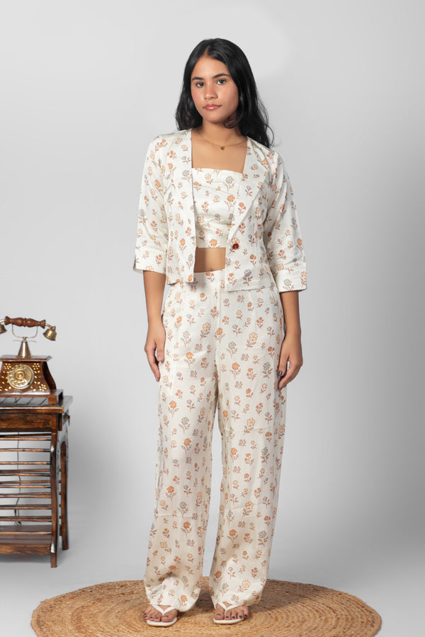 3-Piece Floral Co-Ord Set