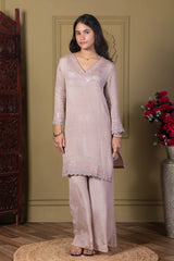 Rosy Brown Sequin Kurta Set