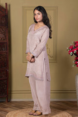 Rosy Brown Sequin Kurta Set